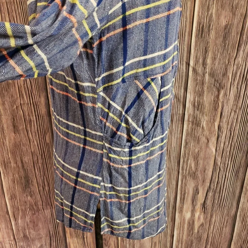 Tracy Reese Plenty Button Front Plaid Shirt